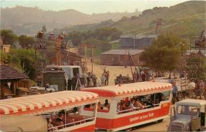 Excursion Train Stops For Movie A Shot. Universal City, CA Postcard