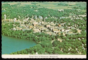 Aerial view of Fairmont, Minnesota