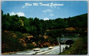Pennylvania Turnpike 1959 Postcard Blue Mountain Tunnel