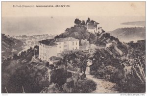 Hotel-Pension Annonciata, MENTON (Alpes Maritimes), France, 1900-1910s