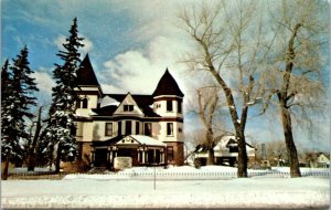 Vtg Laramie Plains Museum Historic Ivinson Mansion Laramie Wyoming WY Postcard