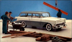 Car Auto Promo 1956 Chevy Two-Ten Handyman Vintage Postcard