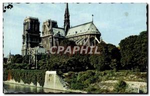 Paris Modern Postcard Notre Dame and the Seine