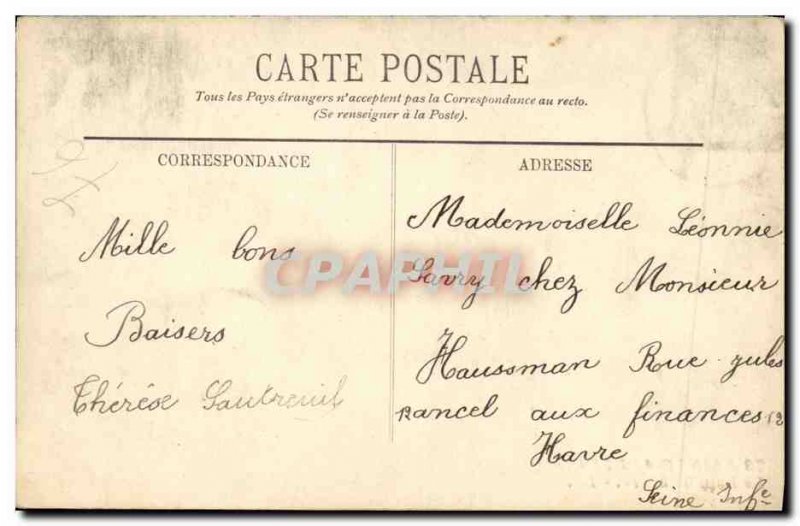 Old Postcard Sainte Adresse The Sugarloaf