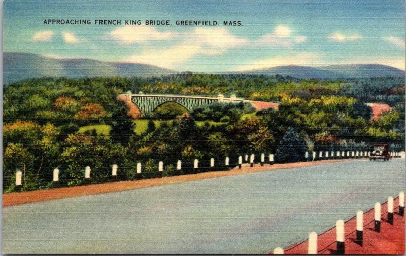 Massachusetts Greenfield Approaching French King Bridge