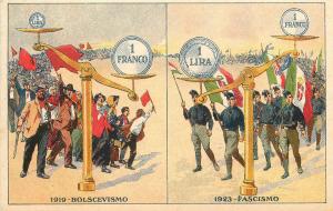 Anti-Bolshevik propaganda Italy National Fascist Party 1924 election franco lira