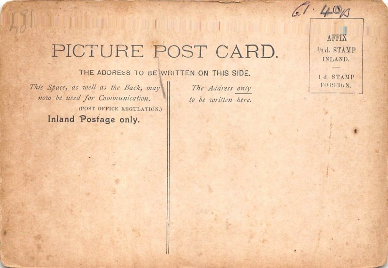 B144 England Manchester Peel Park vintage postcard