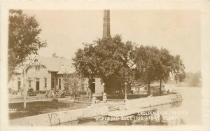 Postcard RPPC Iowa Independence Works Electric Light Plant 23-2672