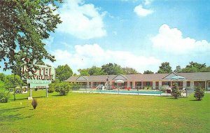 Aberdeen MD Cavalier Motel Swimming Pool Postcard