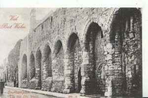 Hampshire Postcard - The Old City Walls - Southampton - Ref 12657A