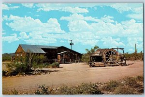 Phoenix Arizona Postcard Mining Camp Restaurant Prospectors Dinners Served c1960