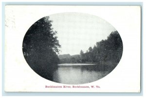 1911 Buckhannon River,  Buckhannon West Virginia WV Posted Antique Postcard 