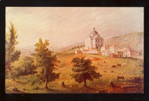 Augusta, Maine/ME Postcard, Original State House, Charles Codman Painting