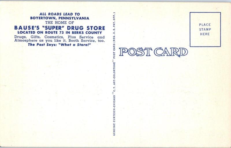 Bause's Super Drug Store, Route 73, Boyertown, Berks County, PA D3