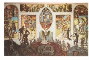 Per Krohg Mural, United Nations Security Council Chamber, NYC Chrome Postcard
