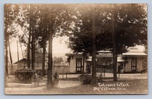 J87/ Mt Vernon Ohio RPPC Postcard c1910 Entrance to Park Hiawatha #1990