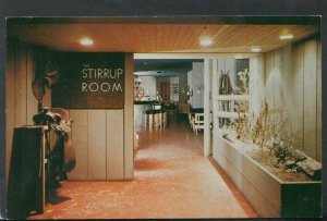 America Postcard -  The Stirrup Room, Hotel Multnomah, Portland, Oregon  T5886