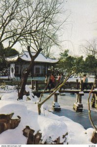 Shanghai , CHINA , 60-90s ; Snow in Gu Yi Garden