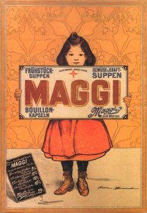 Maggi`s Soup Advertising Poster modern postcard