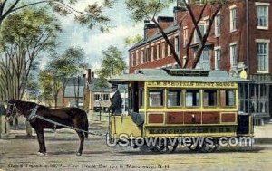 First Horse Car - Manchester, New Hampshire NH  
