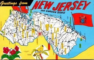 Map Of New Jersey The Garden State