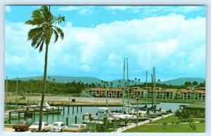 PALMAS del MAR, PUERTO RICO ~ MARINA & Harborside Villas c1960s Postcard