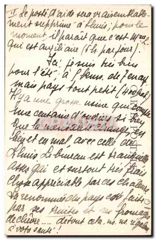 Old Postcard Environs d & # 39Hauteville Cascade Charabotte