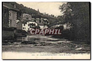 Old Postcard St Jean Pied De Port Bords De La Nive