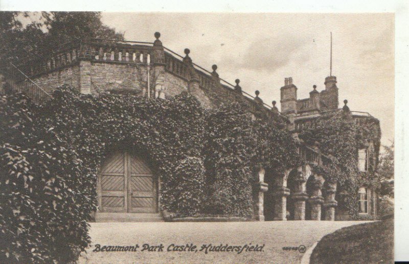 Yorkshire Postcard - Beaumont Park Castle - Huddersfield - Ref 20253A