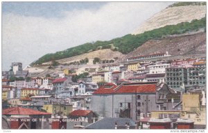 GIBRALTAR, 1900-1910's; North View Of The Town