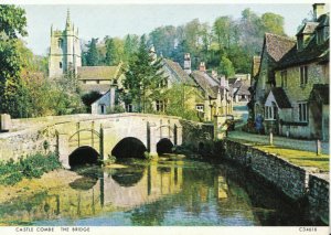 Wiltshire Postcard - Castle Combe - The Bridge - Ref TZ8802