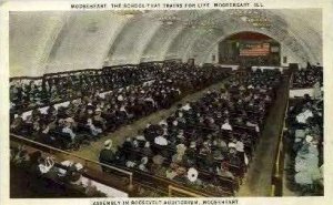 Assembly in Roosevelt Auditorium - Mooseheart, Illinois IL