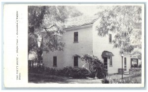 1961 Poet's House Blaffer Trust Restoration Rappite House Cynthian IN Postcard