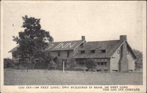 Annapolis Maryland MD The Log Inn Ad Advertising c1910 Vintage Postcard