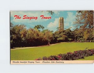 Postcard The Singing Tower, Mountain Lake Sanctuary, Lake Wales, Florida