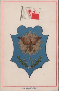 Heraldry Postcard - Heraldic, Coats of Arms & Flags, Madagascar  RS30733