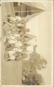 Publ in Newburyport MA 1923 Girls Group - Scouts? Real Photo Postcard