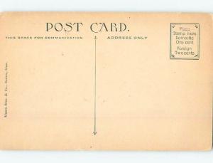 Unused Divided-Back COURTHOUSE SCENE Springfield Massachusetts MA d2702