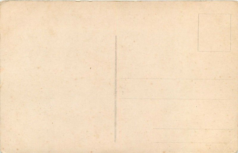 Italy Messina panorama del molo vintage postcard