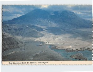 Postcard Spirit Lake and Mt. St. Helens, Washington