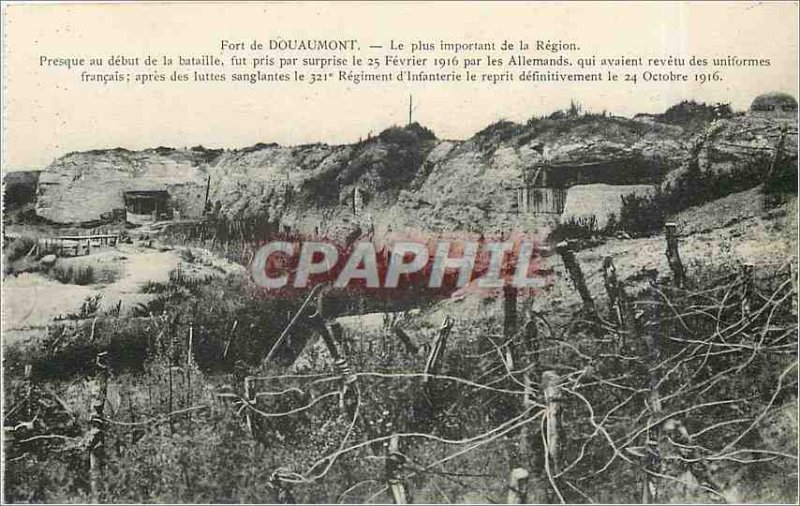 Old Postcard Fort Douaumont