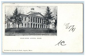 1903 State House, Augusta, Maine ME Posted Antique PMC Postcard