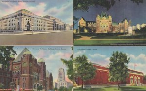 Post Office Art Gallery Parliament Buildings 4x Toronto Postcard s