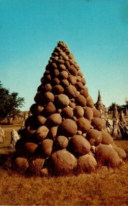 South Dakota Lemmon Cannonball Pyramid Petrified Wood Park 1971