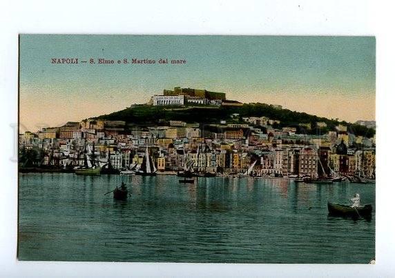 131473 ITALY NAPOLI S.Elmo e S.Martino Vintage postcard