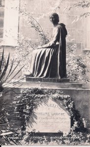 RPPC Martinville, LA, EVANGELINE Statue, Cajun Culture, Tomb, Grave 1930-50's