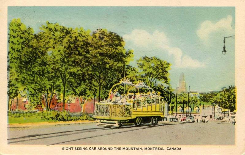 Canada - Quebec, Montreal. Observation Street Car