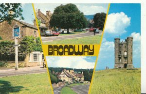 Gloucestershire Postcard - Views of Broadway - Ref TZ1241