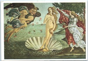 Postcard - Las Nascita Di Venere By Botticelli, Uffizi Gallery - Florence, Italy