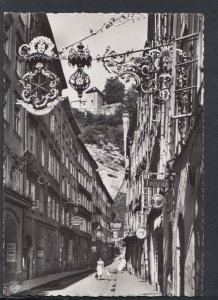 Austria Postcard - Salzburg, Altstadt, Getreidegasse T6876